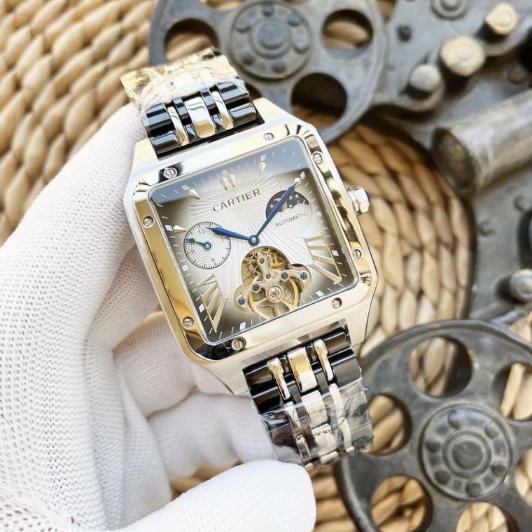 Picture of Cartier Watches Men Santos De Cartier _SKU2219cartier-43x12mm-0302112833